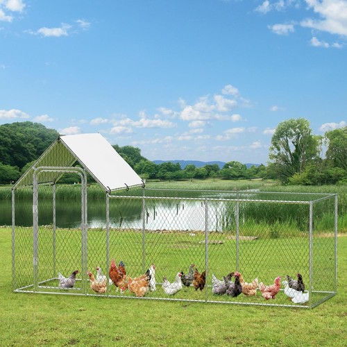 Walk metal chicken coop - metal,